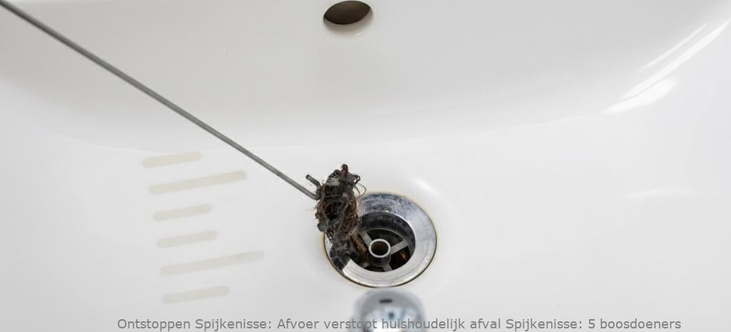 Afvoer verstopt huishoudelijk afval Spijkenisse: 5 boosdoeners